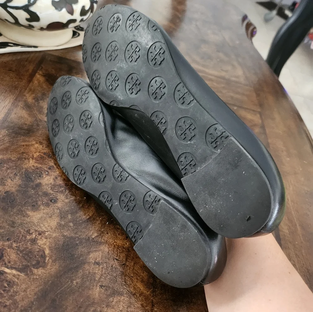 Tory Burch Reva leather Ballet Flats size 8